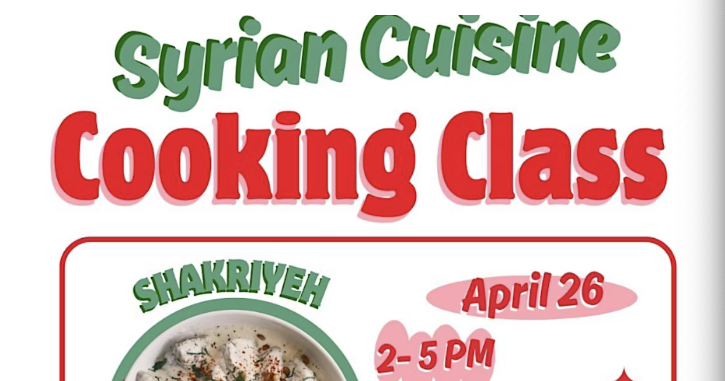 International Cooking Class - Syrian Cuisine